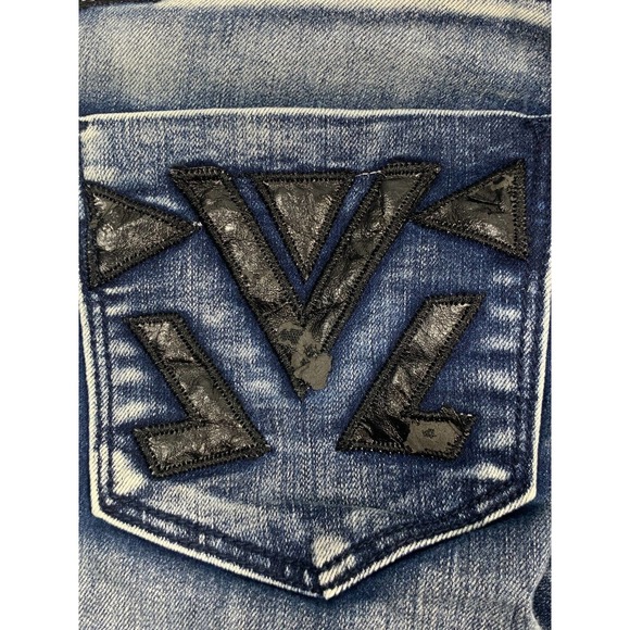 Refuge Life Style Denim Distressed Jeans Woman Size 10 - Picture 11 of 13